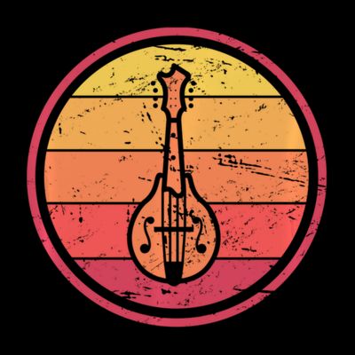 Bluegrass Music Mandolin Player Vintage Bluegrass T-Shirt