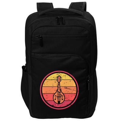 Bluegrass Music Mandolin Player Vintage Bluegrass Impact Tech Backpack