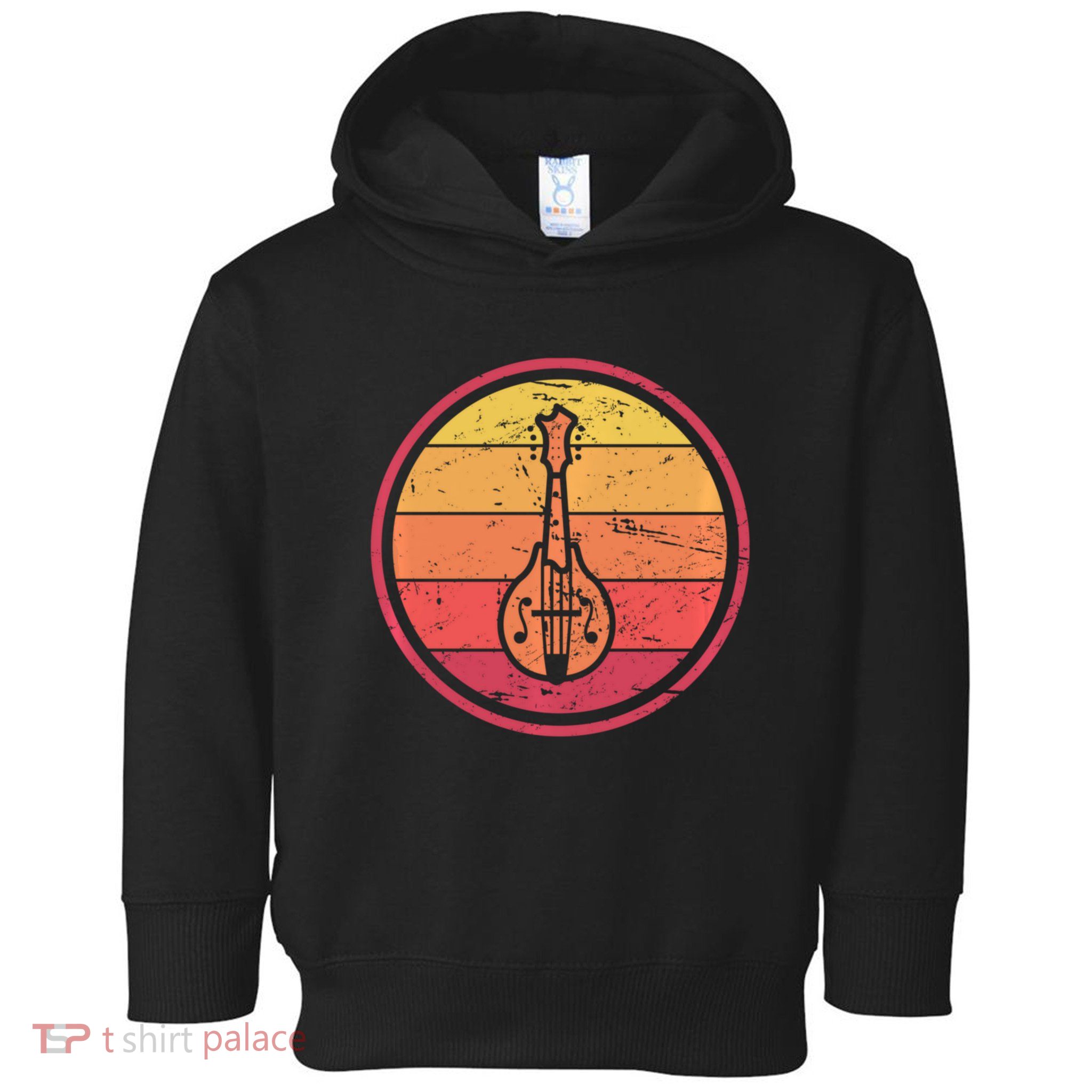 Bluegrass Music Mandolin Player Vintage Bluegrass Toddler Hoodie