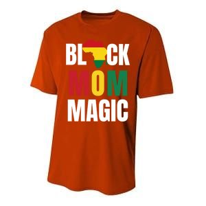 Black Mom Magic Black History Month Gift African American Gift Performance Sprint T-Shirt