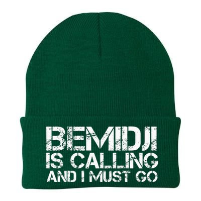 Bemidji Mn Minnesota Funny City Trip Home Roots Usa Gift Knit Cap Winter Beanie