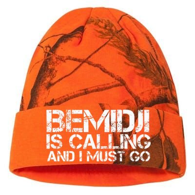 Bemidji Mn Minnesota Funny City Trip Home Roots Usa Gift Kati Licensed 12" Camo Beanie