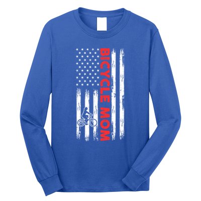 Biking Mom Mother Cycling Mountain Biking Cyclist Bicycle Gift Long Sleeve Shirt