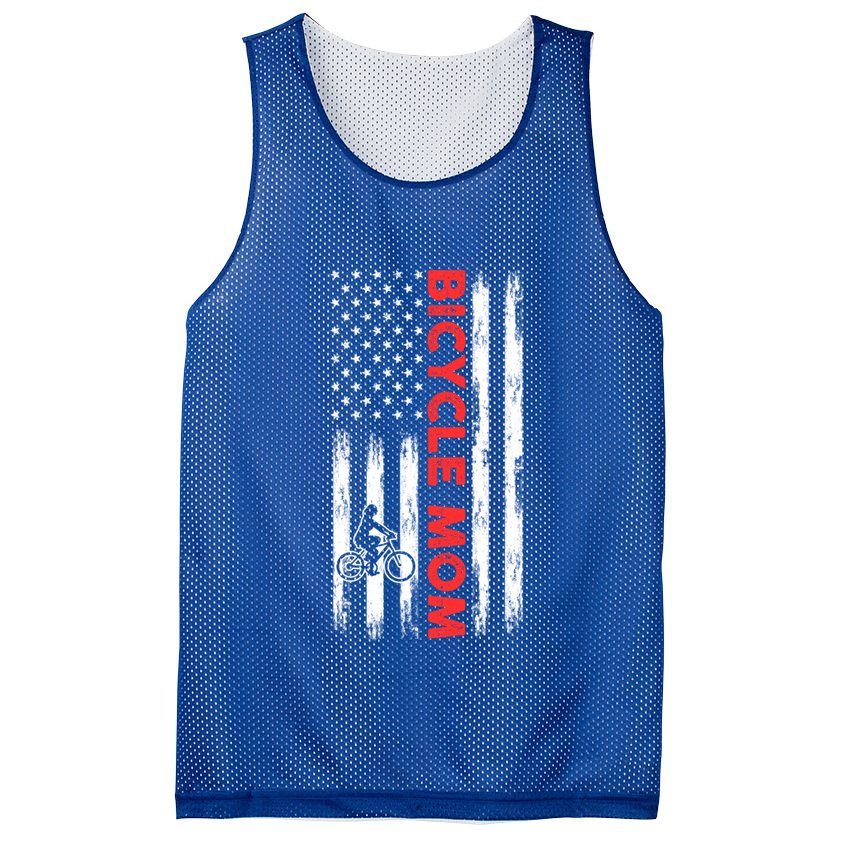 Biking Mom Mother Cycling Mountain Biking Cyclist Bicycle Gift Mesh Reversible Basketball Jersey Tank