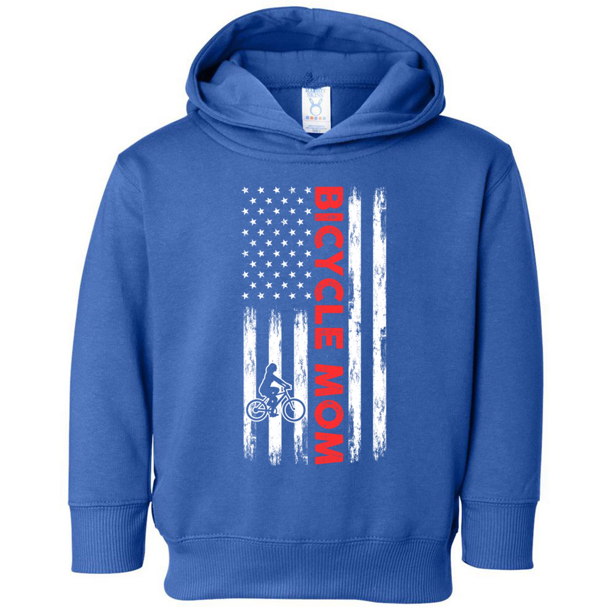 Biking Mom Mother Cycling Mountain Biking Cyclist Bicycle Gift Toddler Hoodie