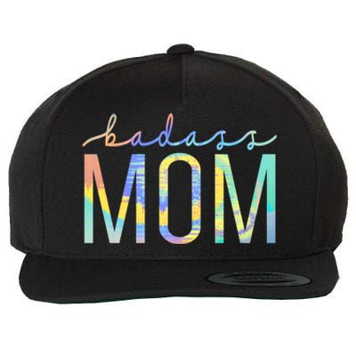 Badass Mom Mama Strong As A Mother Cute Mom Tiegiftdye Cool Gift Wool Snapback Cap