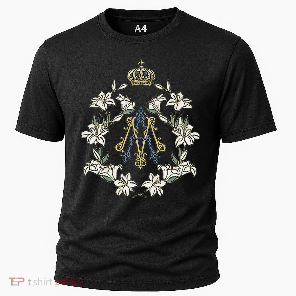 Blessed Mother Marian Catholic Symbol Performance Shirt