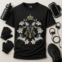 Blessed Mother Marian Catholic Symbol Cooling Performance Crew T-Shirt