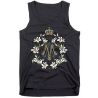 Blessed Mother Marian Catholic Symbol Tank Top