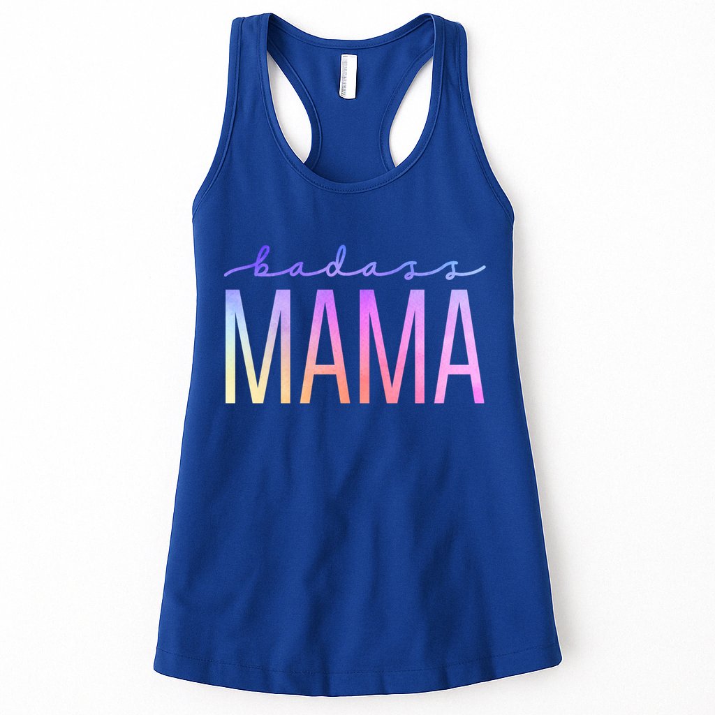 Badass Mom Mama Strong As A Mother Funny Cute Mom Gift Womens Tank Top