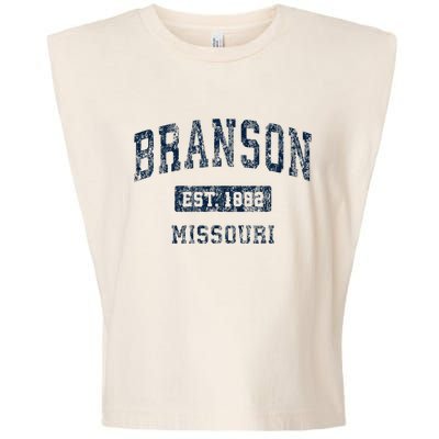 Branson Missouri Mo Vintage Sports Design Garment-Dyed Women's Muscle Tee