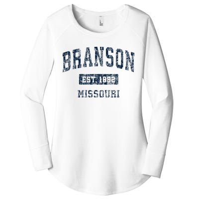 Branson Missouri Mo Vintage Sports Design Women's Perfect Tri Tunic Long Sleeve Shirt