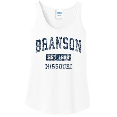 Branson Missouri Mo Vintage Sports Design Ladies Essential Tank