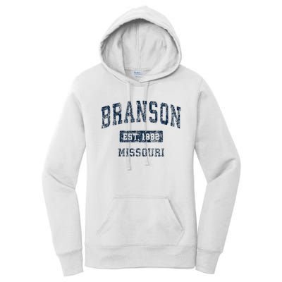 Branson Missouri Mo Vintage Sports Design Women's Pullover Hoodie