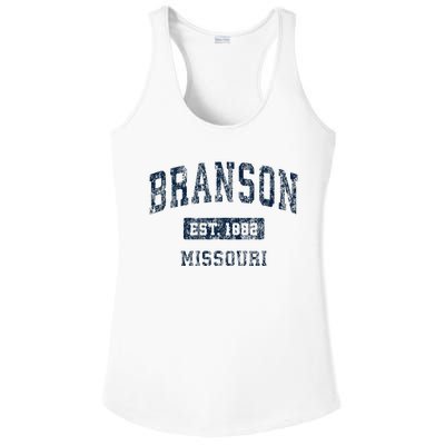 Branson Missouri Mo Vintage Sports Design Ladies PosiCharge Competitor Racerback Tank