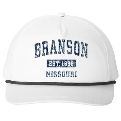 Branson Missouri Mo Vintage Sports Design Snapback Five-Panel Rope Hat