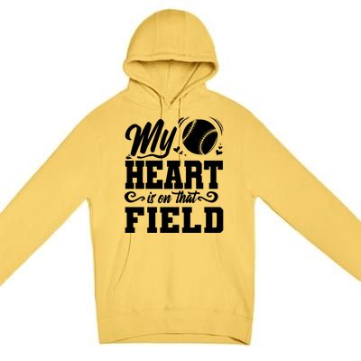 Baseball Mom Meaningful Gift Baseball Lover Cool Gift Premium Pullover Hoodie