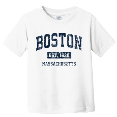 Boston Massachusetts Ma Vintage Athletic Sports Design Hoodie Toddler T-Shirt
