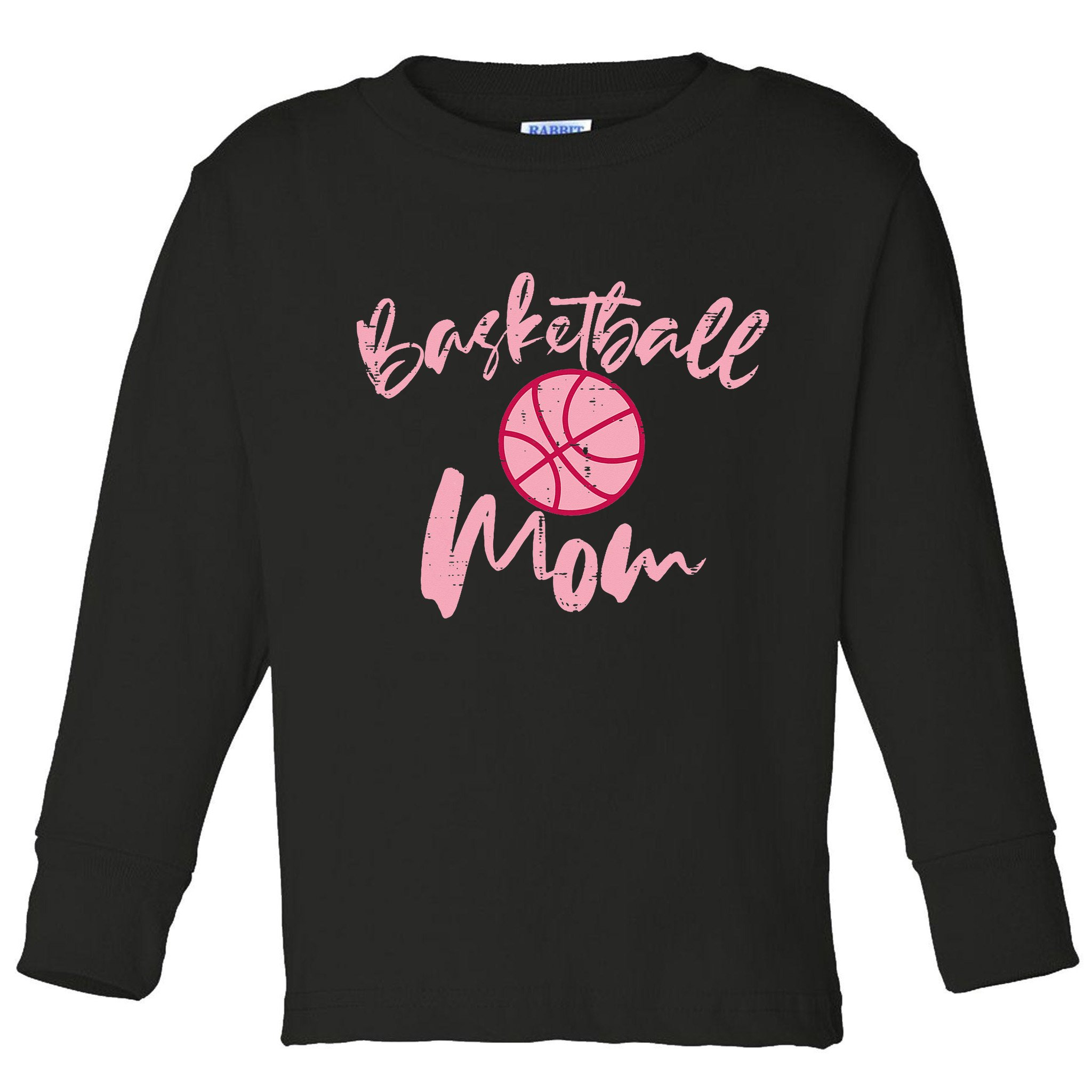 Basketball Mom Mothers Day Sports Toddler Long Sleeve Shirt