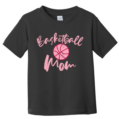 Basketball Mom Mothers Day Sports Toddler T-Shirt