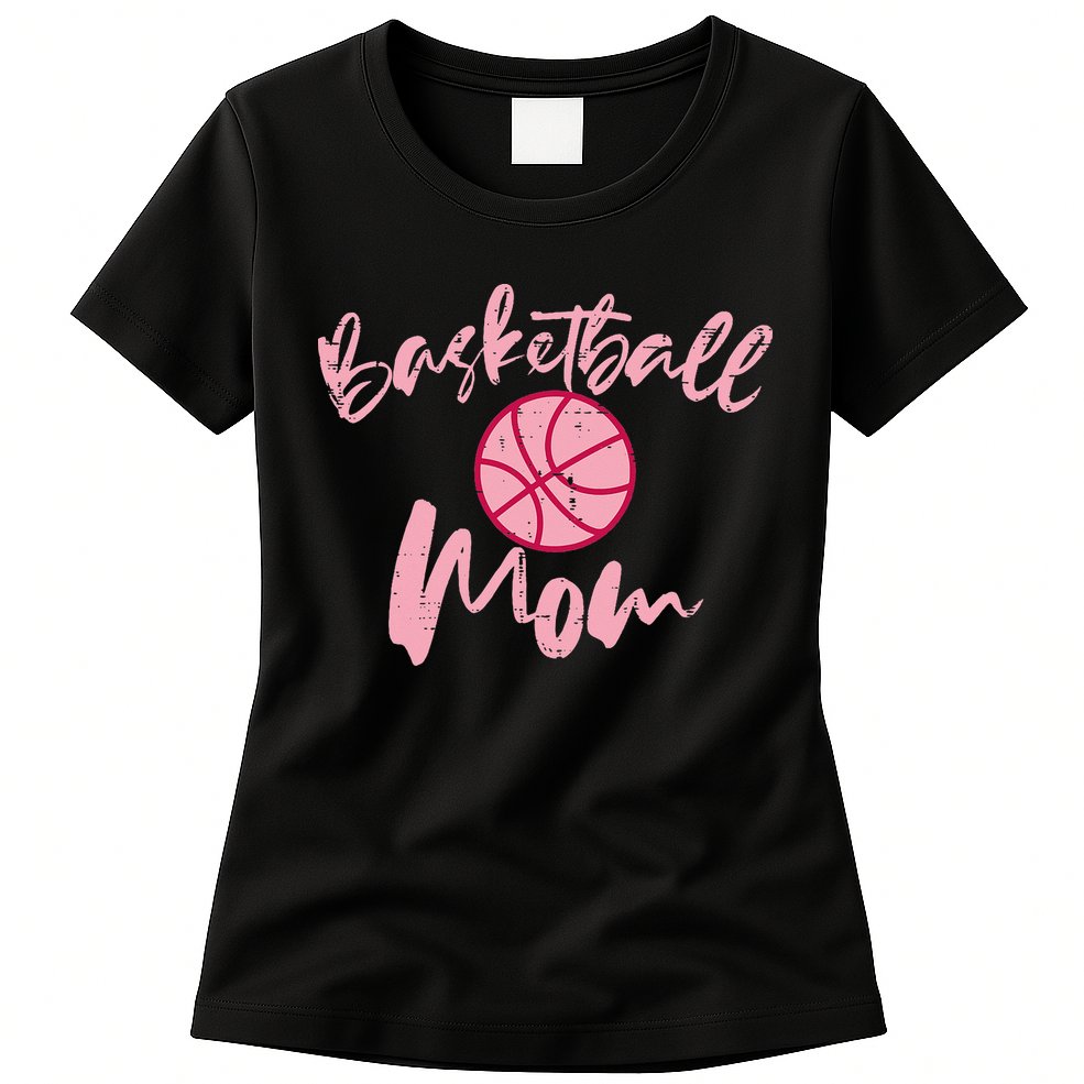 Basketball Mom Mothers Day Sports Womens T-Shirt