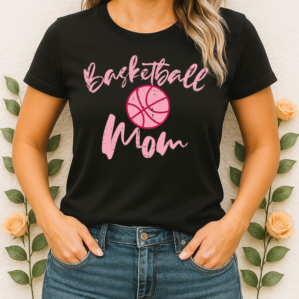 Basketball Mom Mothers Day Sports Womens T-Shirt