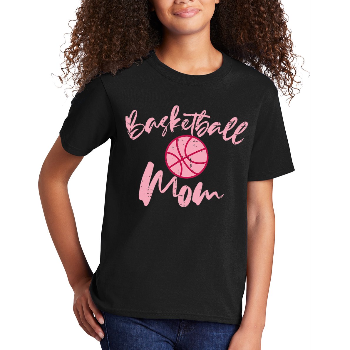 Basketball Mom Mothers Day Sports Kids T-Shirt