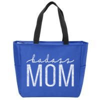 Badass Mom Mama Strong As A Mother Funny Vintage Mom Cute Gift Zip Tote Bag