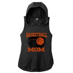 Basketball Mom Meaningful Gift Ladies PosiCharge Tri-Blend Wicking Draft Hoodie Tank