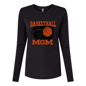 Basketball Mom Meaningful Gift Womens Cotton Relaxed Long Sleeve T-Shirt