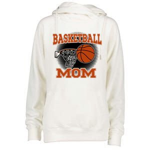 Basketball Mom Meaningful Gift Womens Funnel Neck Pullover Hood