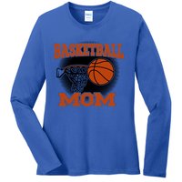 Basketball Mom Meaningful Gift Ladies Long Sleeve Shirt