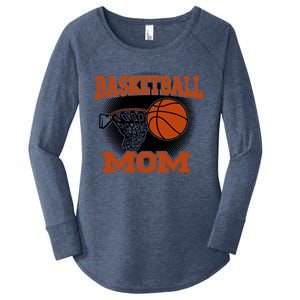 Basketball Mom Meaningful Gift Women's Perfect Tri Tunic Long Sleeve Shirt