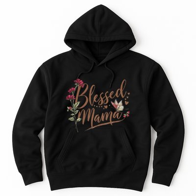 Blessed Mama MotherS Day Graphic Hoodie