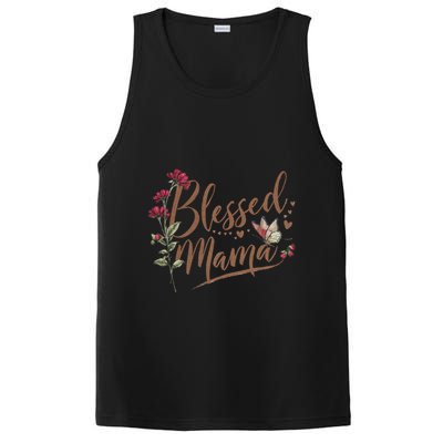 Blessed Mama MotherS Day Graphic PosiCharge Competitor Tank