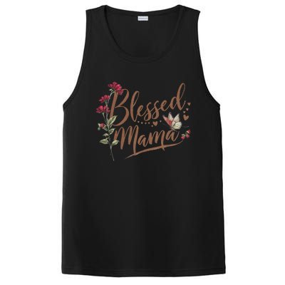 Blessed Mama MotherS Day Graphic PosiCharge Competitor Tank