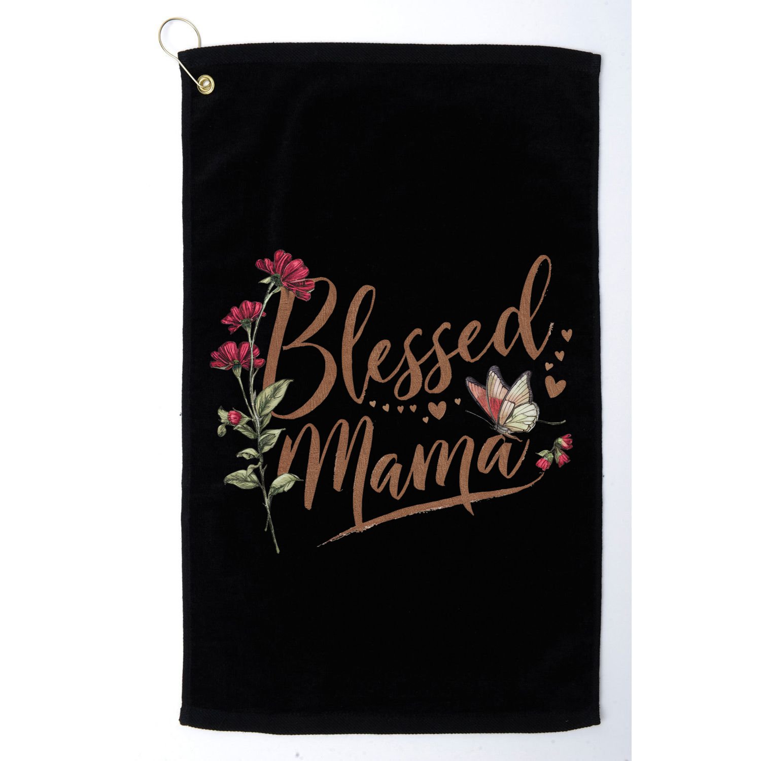 Blessed Mama MotherS Day Graphic Golf Towel