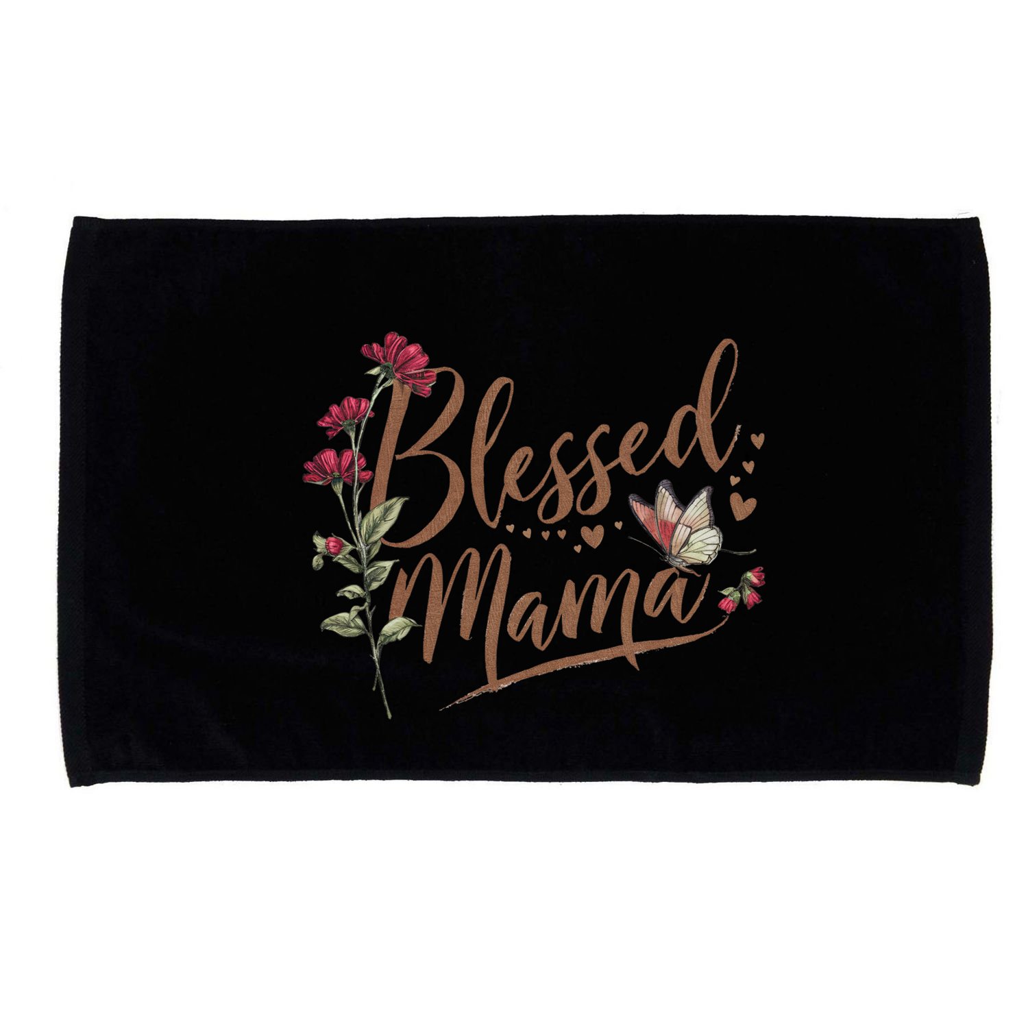 Blessed Mama MotherS Day Graphic Microfiber Hand Towel