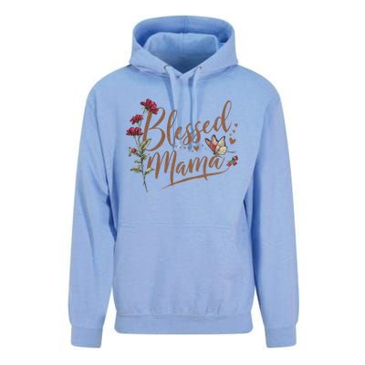 Blessed Mama MotherS Day Graphic Unisex Surf Hoodie