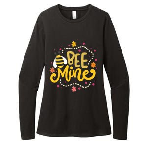 Bee Mine Meaningful Gift Happy Valentine's Day Quotes Cute Gift Womens CVC Long Sleeve Shirt