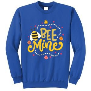 Bee Mine Meaningful Gift Happy Valentine's Day Quotes Cute Gift Sweatshirt