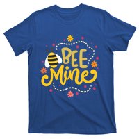 Bee Mine Meaningful Gift Happy Valentine's Day Quotes Cute Gift T-Shirt