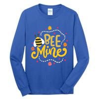 Bee Mine Meaningful Gift Happy Valentine's Day Quotes Cute Gift Tall Long Sleeve T-Shirt