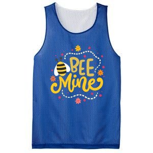 Bee Mine Meaningful Gift Happy Valentine's Day Quotes Cute Gift Mesh Reversible Basketball Jersey Tank