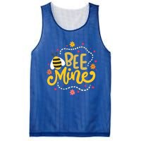 Bee Mine Meaningful Gift Happy Valentine's Day Quotes Cute Gift Mesh Reversible Basketball Jersey Tank