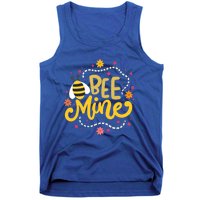 Bee Mine Meaningful Gift Happy Valentine's Day Quotes Cute Gift Tank Top