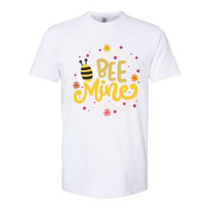 Bee Mine Meaningful Gift Happy Valentine's Day Quotes Cute Gift Softstyle CVC T-Shirt