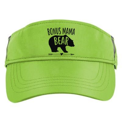 Bonus Mama Mom Bear Stepmom Mother's Day Gift Adult Drive Performance Visor