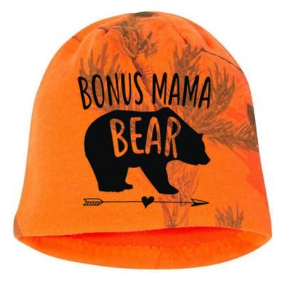 Bonus Mama Mom Bear Stepmom Mother's Day Gift Kati - Camo Knit Beanie