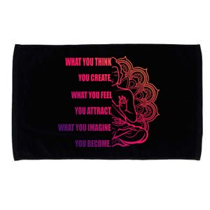 Buddha Meditation Meaningful Gift Law Of Attraction Gift Microfiber Hand Towel